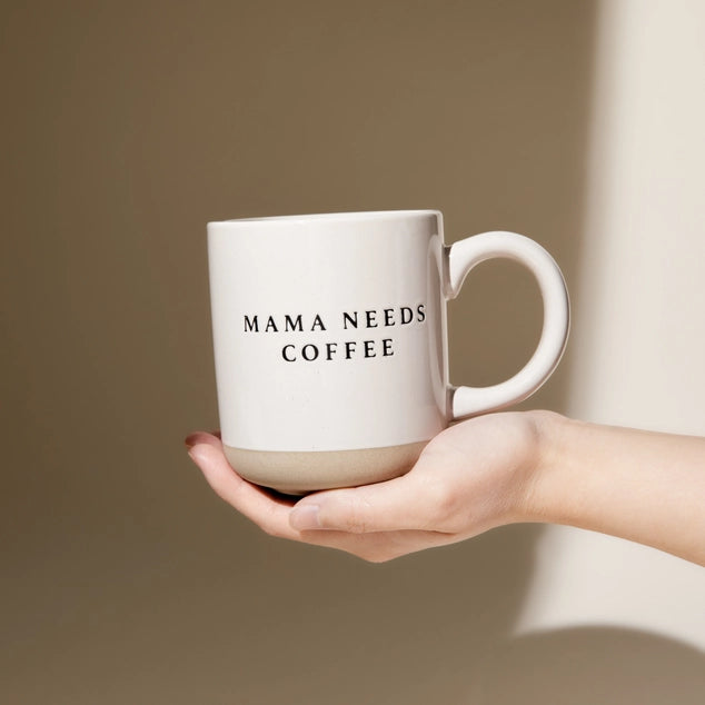 Mama Needs Coffee Kaffeebecher aus Steinzeug
