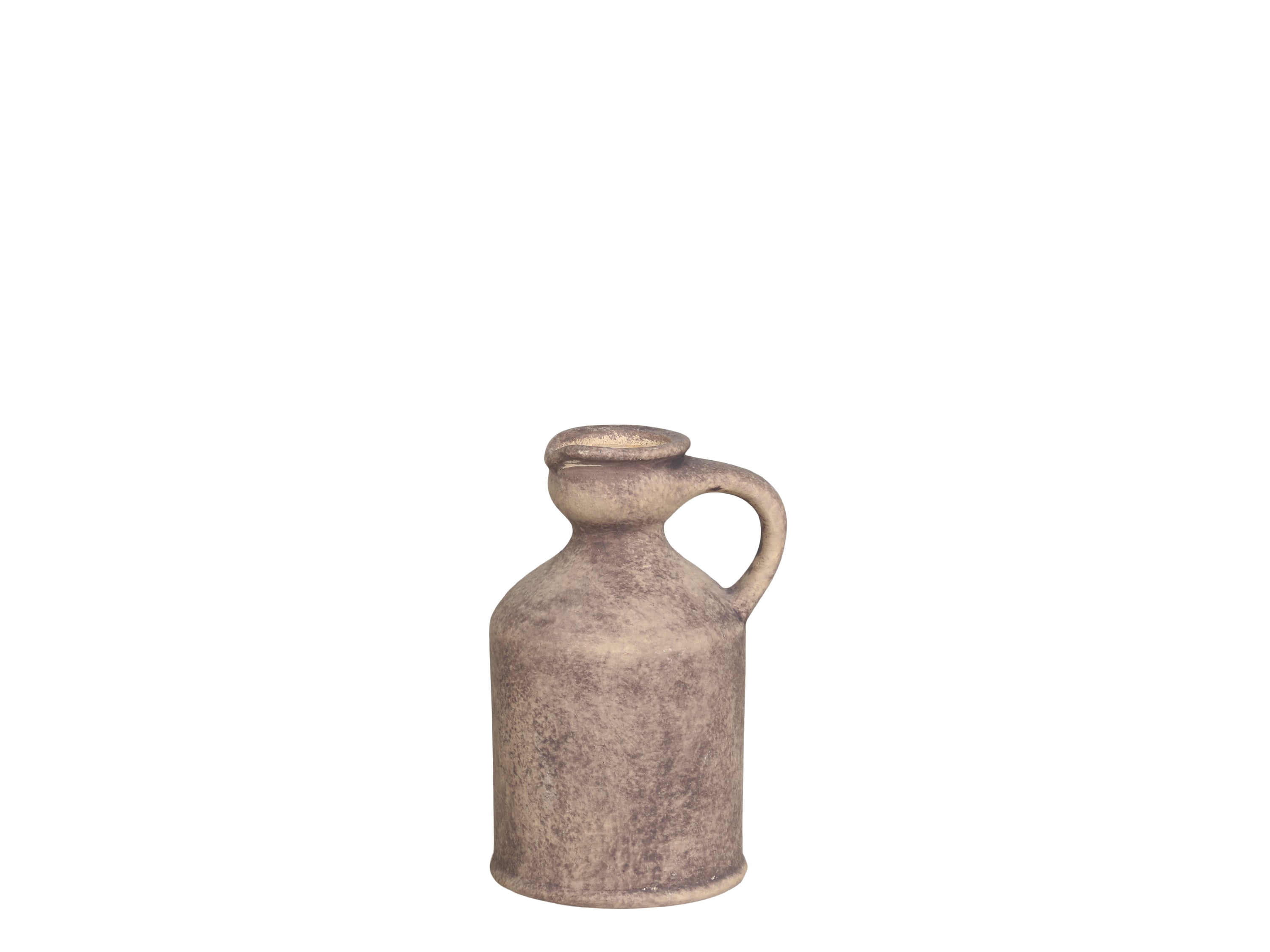 Terracotta Flasche mit Griff, klein