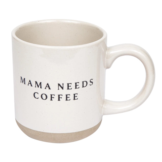 Mama Needs Coffee Kaffeebecher aus Steinzeug