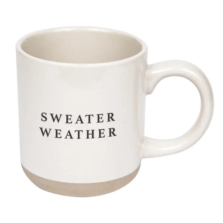 Sweater Weather Kaffeebecher aus Steingut